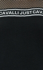 JUST CAVALLI-Bluza cu banda logo decorativa din plasa